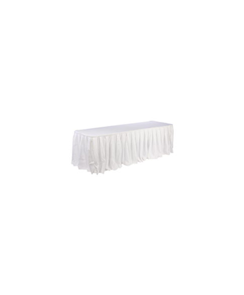  Satin Table White 