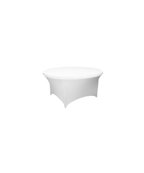  Spandex Table Cloth - White 