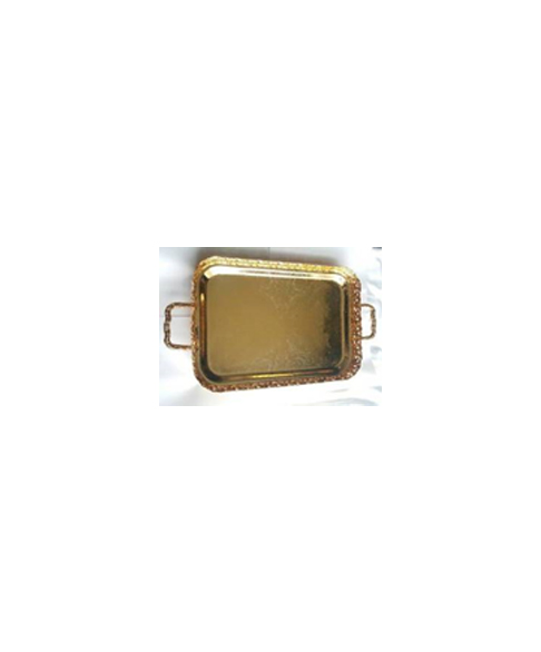 Rectangular Golden Tray