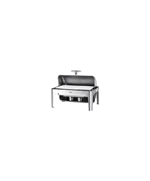 Stainless Steel Roll Top Rectangular Chafing Dish